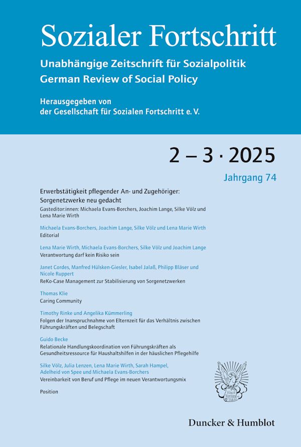 Jahrgang 74/2025 – Heft 2/3, Februar/März