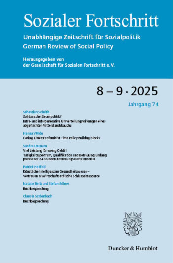 Sozialer Fortschritt (SF) (SF 8–9/2025)
